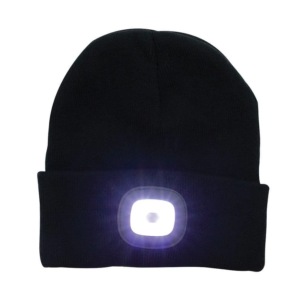 FABRIC BLACK HAT WITH LIGHT (24)