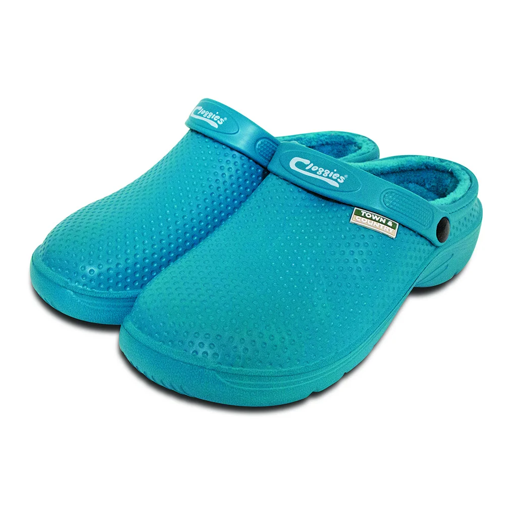 T&C Fleecy Cloggies Teal