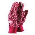 COTTON GRIP GLOVE RED (12)*NLA