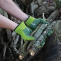 LEATHER FLEXIR GLOVES MED GREEN (6)