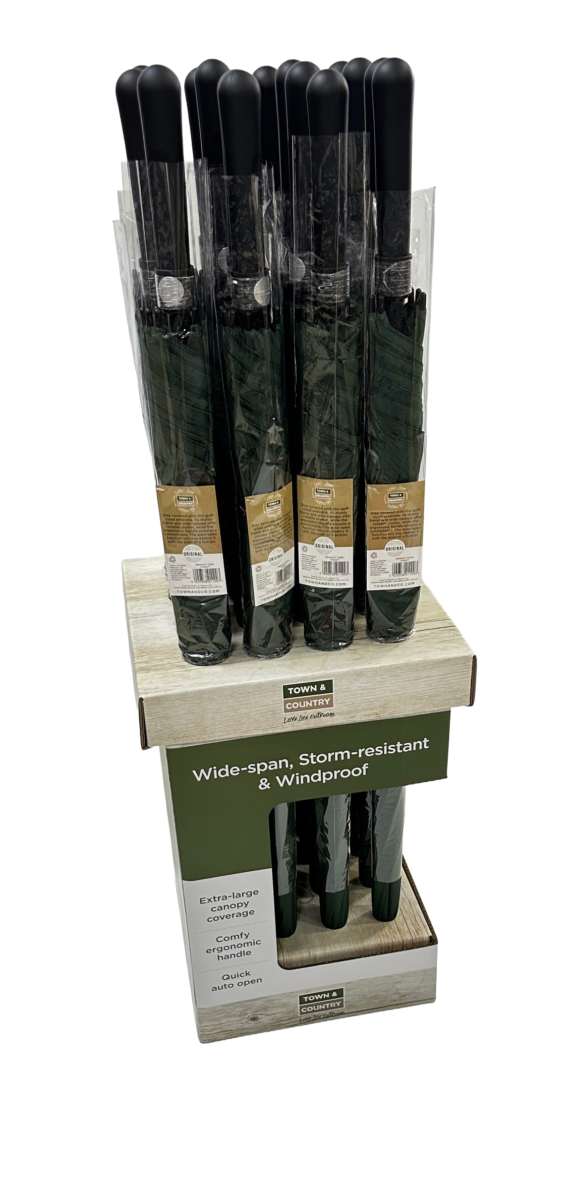 FSDU LARGE GREEN AUTO UMBRELLA (16)